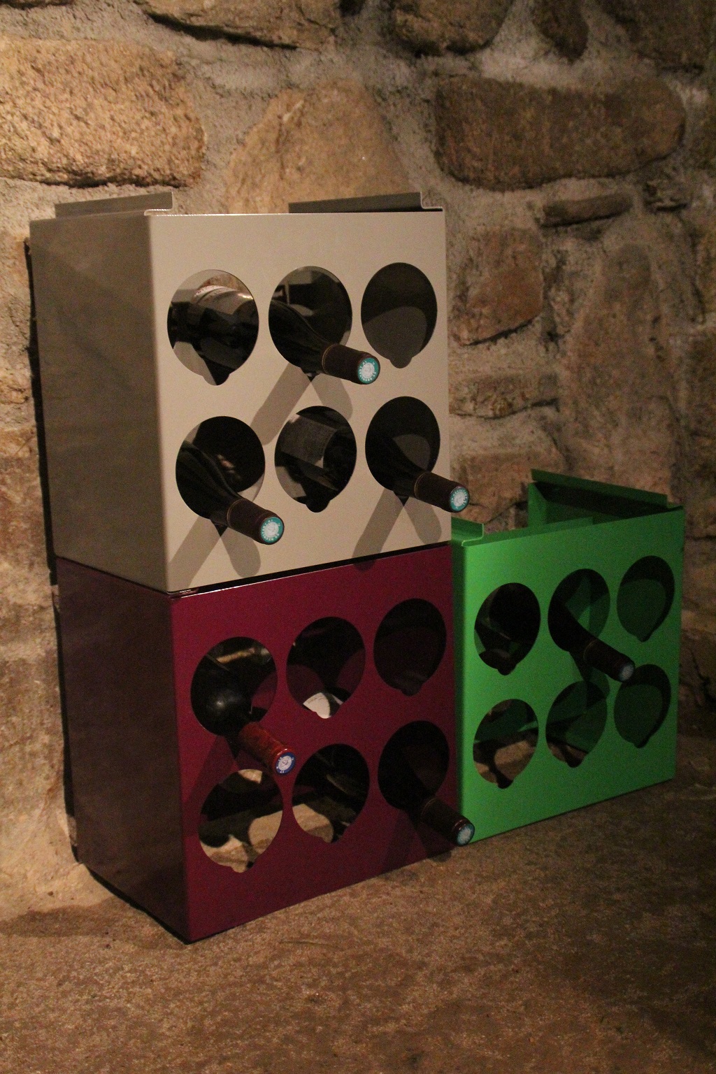casier a vin cube